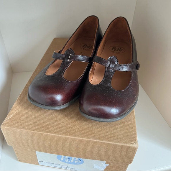 🆕Pèpè button fastening ballerina shoes size 32 - Picture 2 of 10